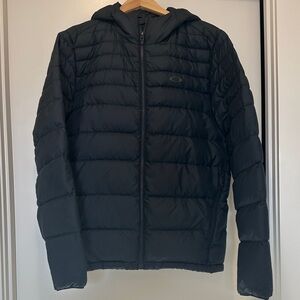 Oakley Men's Black Quilted Puffer Jacket